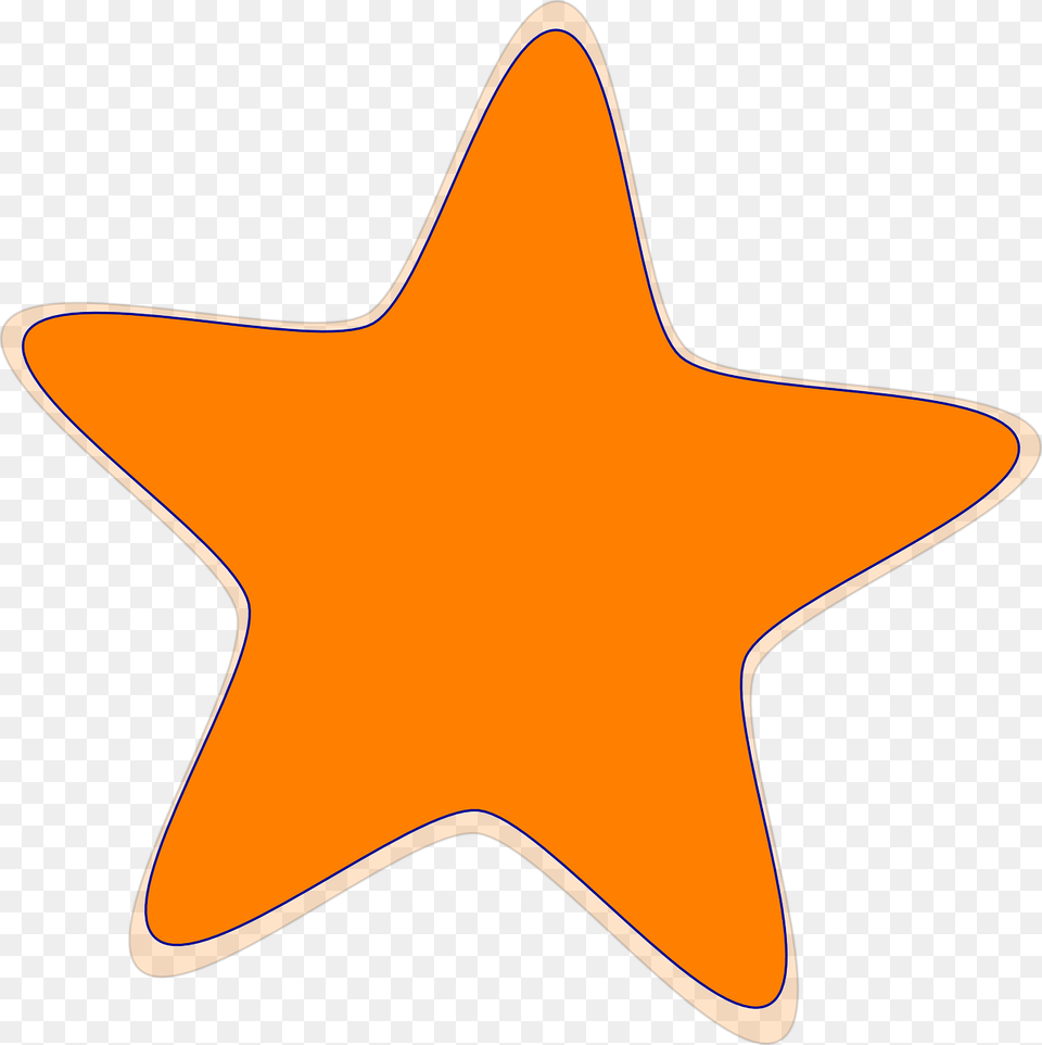 Star Favorite Orange Picture Rounded Corner Star, Star Symbol, Symbol Free Png Download