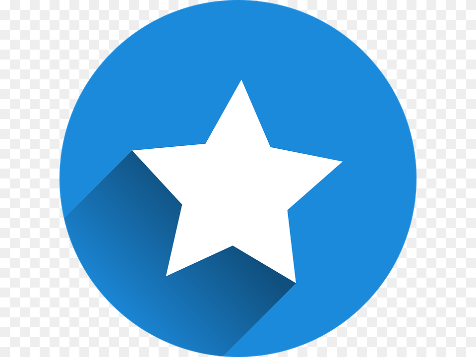 Star Favorite Rating Bookmark Icon Logo Linkedin Rond, Star Symbol, Symbol, Disk Png