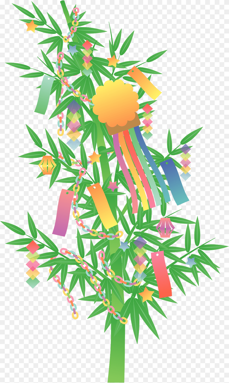 Star Festival Clipart, Art, Floral Design, Graphics, Green Png Image