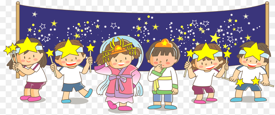 Star Festival Legend Children Clipart, Baby, Person, Book, Publication Free Transparent Png