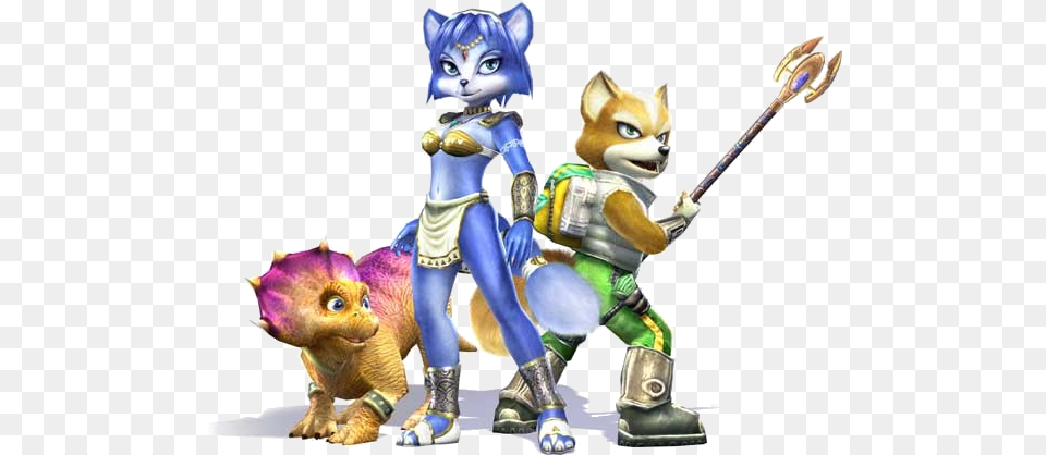 Star Fox Adventures Logo Star Fox Adventure Characters, Figurine, Person, Clothing, Glove Free Transparent Png