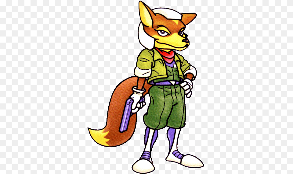 Star Fox Adventures Repainted Super Smash Bros 64 Fox, Cleaning, Person, Cartoon, Book Free Png