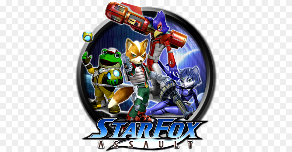 Star Fox Assault Steamgriddb Logo Star Fox Assault, Baby, Person Png Image