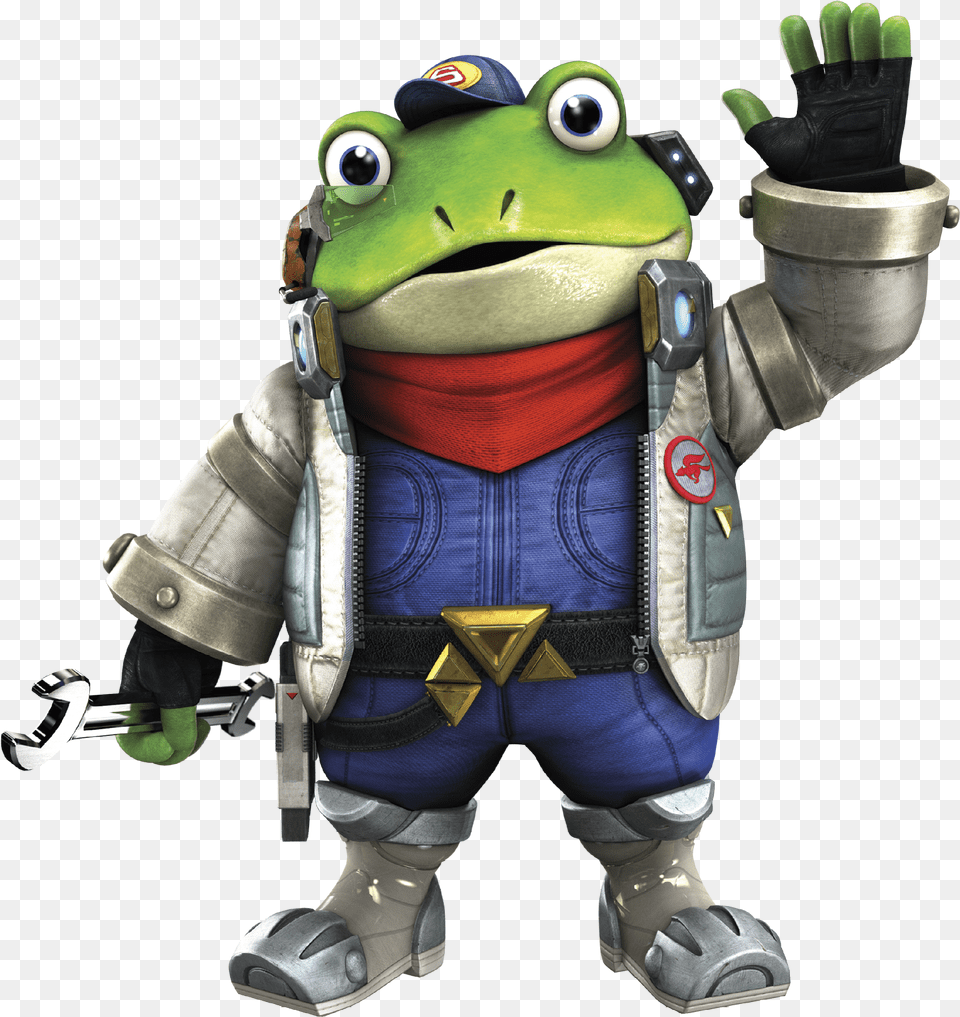 Star Fox Zero Eguide Slippy Toad Star Fox, Toy, Clothing, Glove Free Png Download