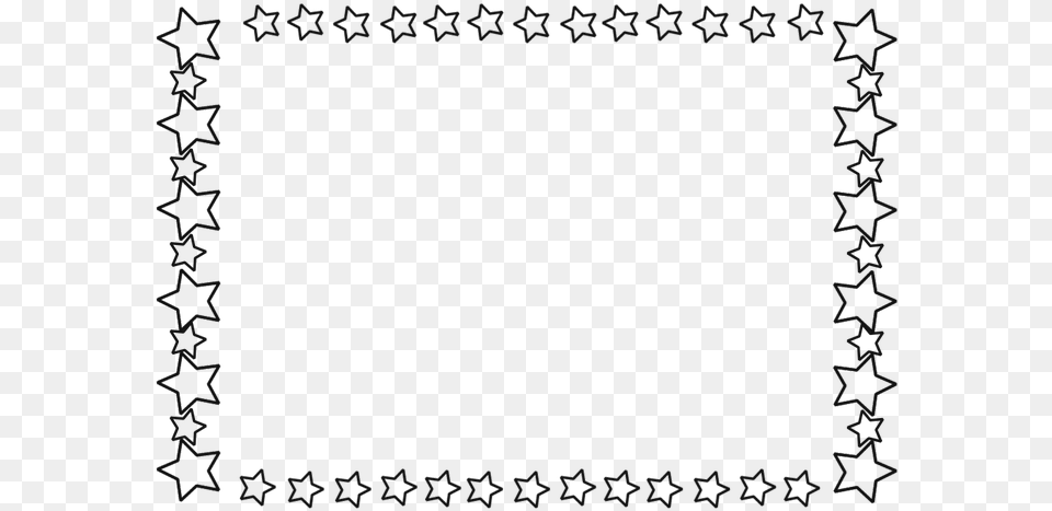 Star Frame Clipart Picture Freeuse Pix Star Star Frame Clipart Black And White, Blackboard, Outdoors Free Png Download