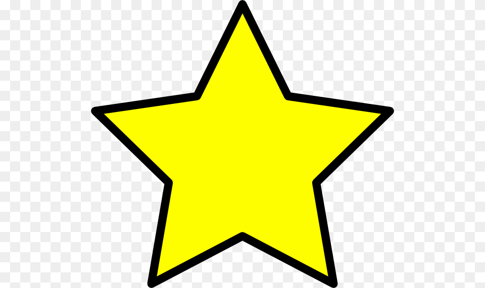 Star Free Yellow Clip Star Clipart, Star Symbol, Symbol, Blackboard Png Image