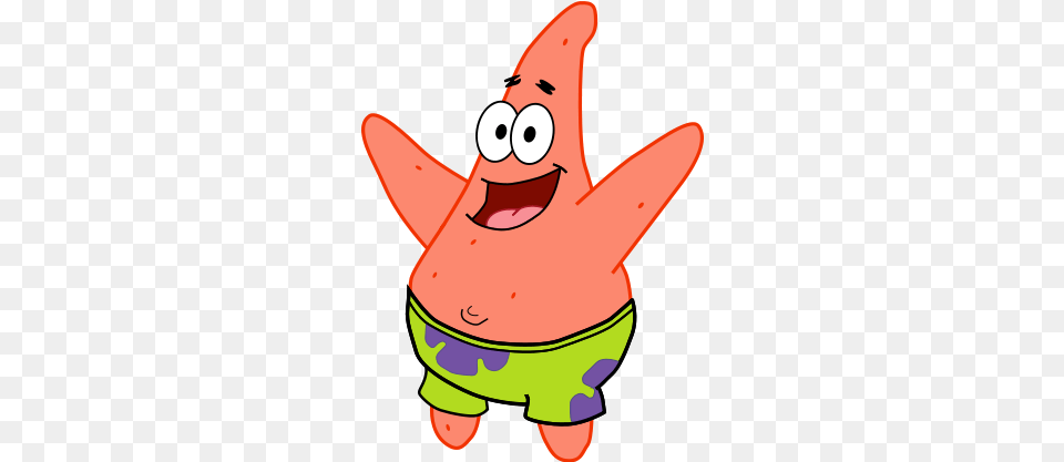 Star Friends Cliparts 3 Patrick Star, Plush, Toy, Animal, Fish Png Image