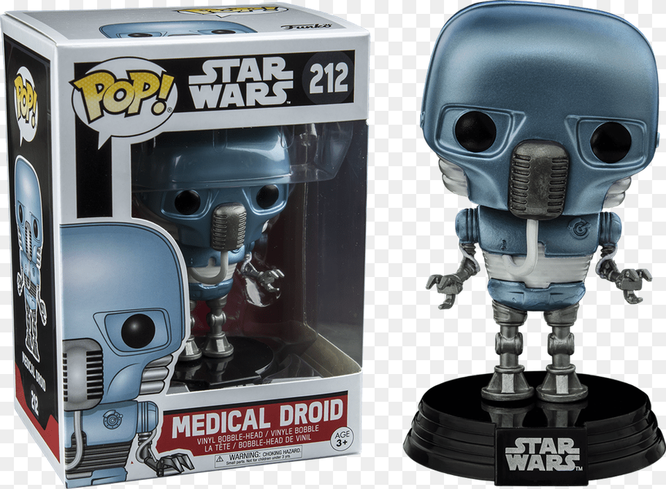 Star Funko Pop Medical Droid, Robot, Toy Png