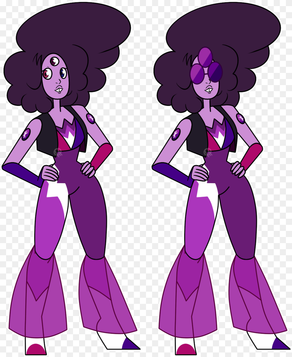 Star Garnet Steven Universe Steven Universe Star Garnet, Book, Comics, Publication, Purple Png Image