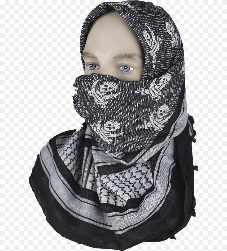 Star Gear Coalition Desert Shemagh Blkwhite, Accessories, Person, Headband, Female Free Png Download