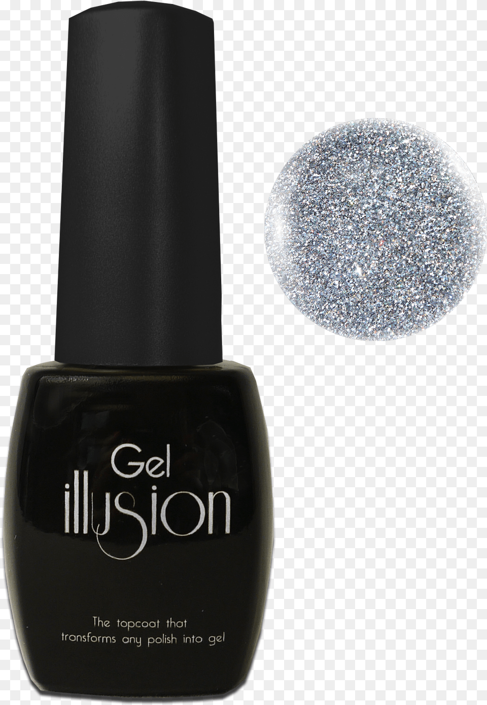 Star Gel Illusion Silver Glitter Top Coat 14ml Restaurantes, Bottle, Cosmetics, Perfume, Astronomy Free Transparent Png