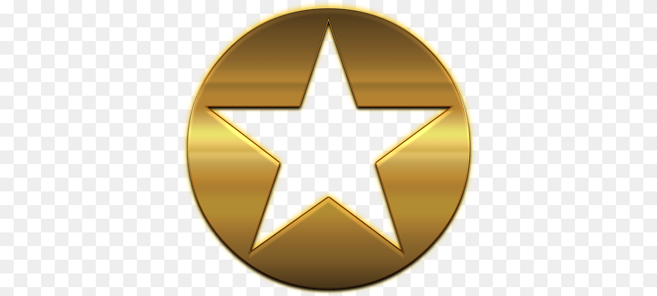 Star Gold Golden Gambar Logo Bintang Emas, Star Symbol, Symbol, Disk Png Image