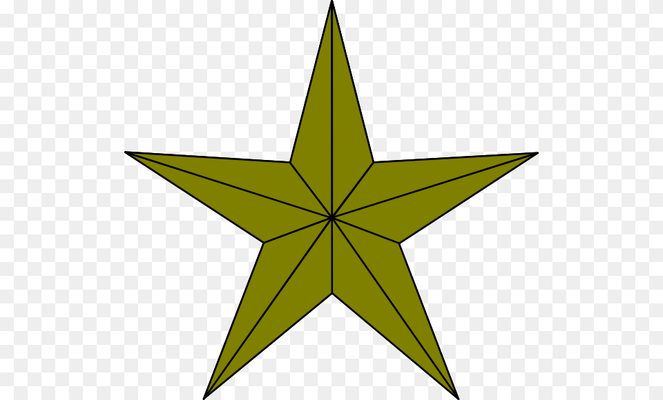 Star Gold Mb Clip Art Lined Star, Symbol, Star Symbol, Leaf, Plant Free Png