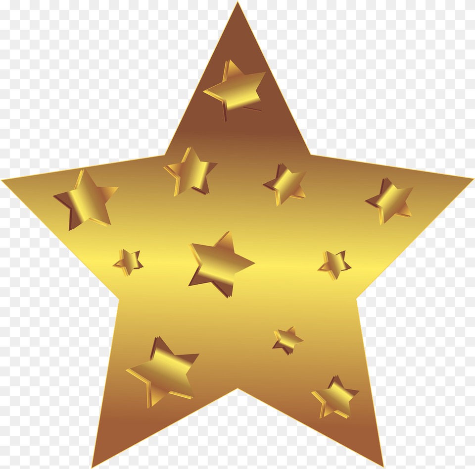 Star Gold Stars Vector Graphic On Pixabay Stjerner Tegning, Star Symbol, Symbol Free Png Download