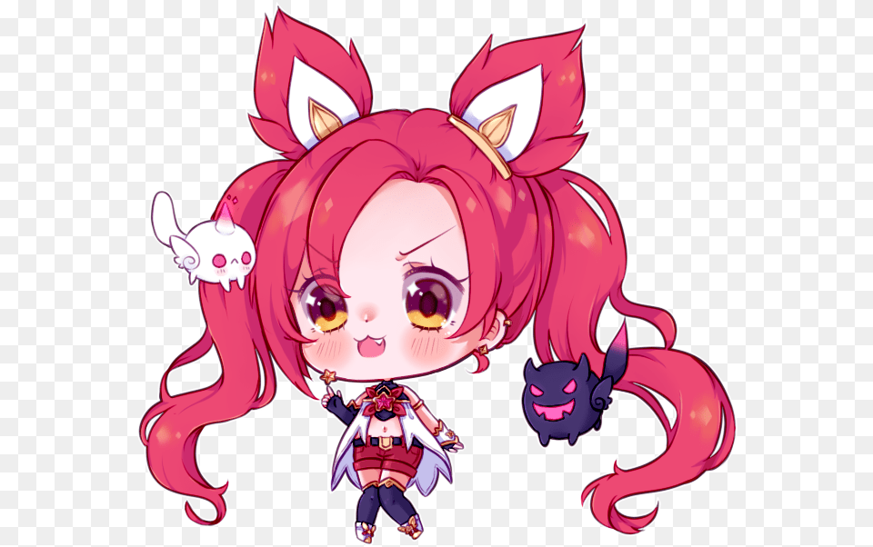 Star Guardian Jinx Chibi Jinx Star Guardian, Book, Comics, Publication, Baby Free Png Download