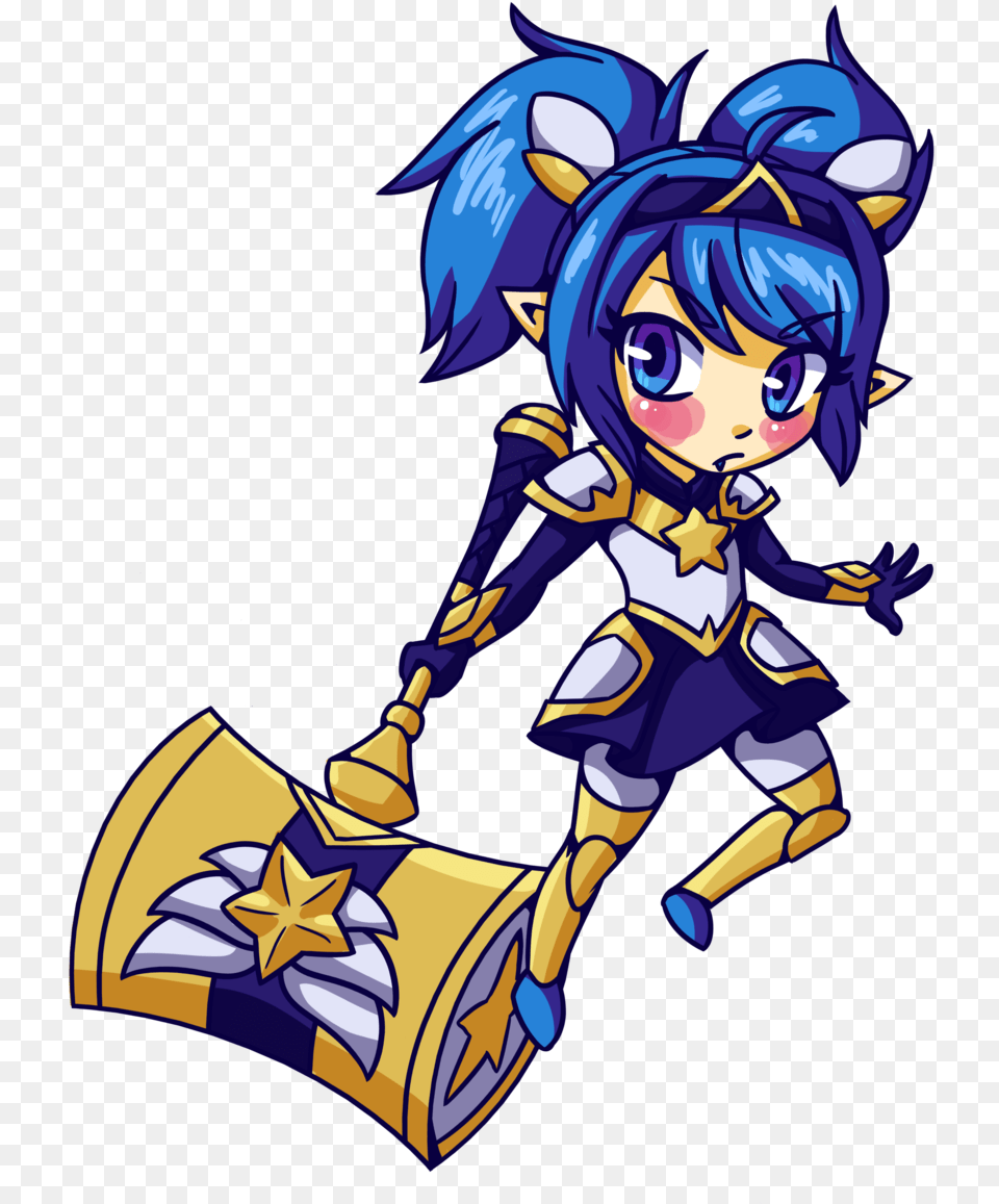 Star Guardian Poppy Star Guardian Poppy, Book, Comics, Publication, Person Free Transparent Png