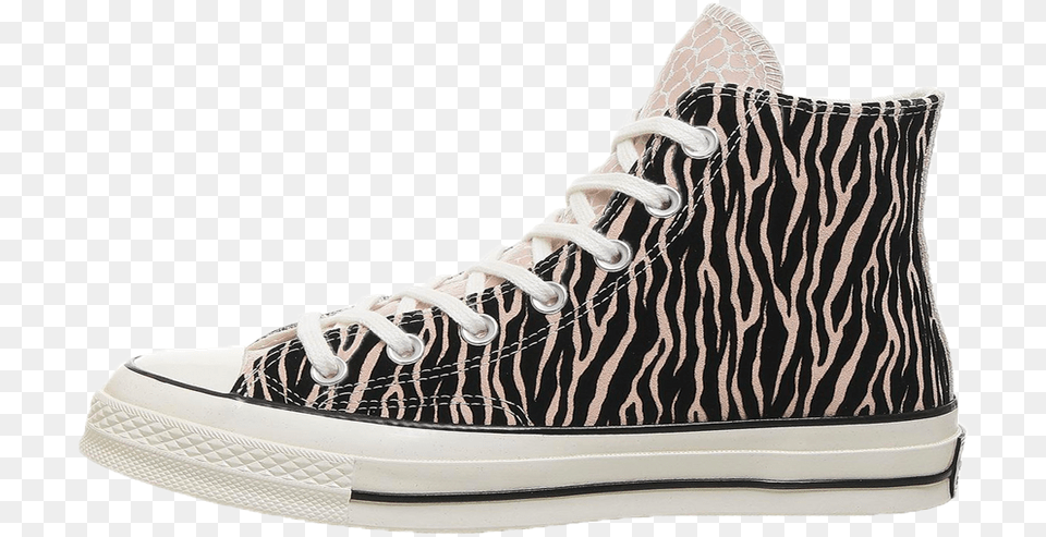 Star Hi 70 Natural Snake Zebra Converse Zebra Snake Print, Clothing, Footwear, Shoe, Sneaker Png
