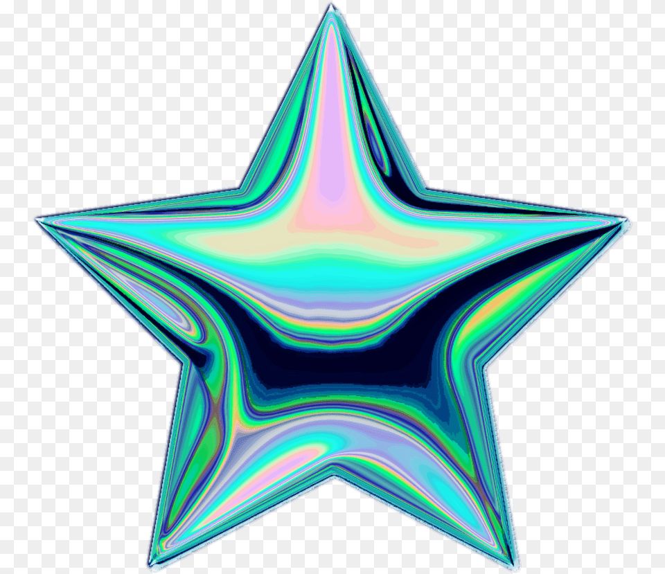 Star Holo Holographic Tumblr Vaporwave Aesthetic Vaporwave, Star Symbol, Symbol Free Png