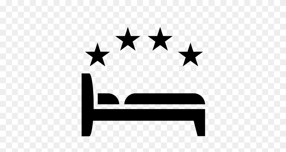 Star Hotel Five Star Hotel Hotel Icon With And Vector Format, Gray Free Png Download