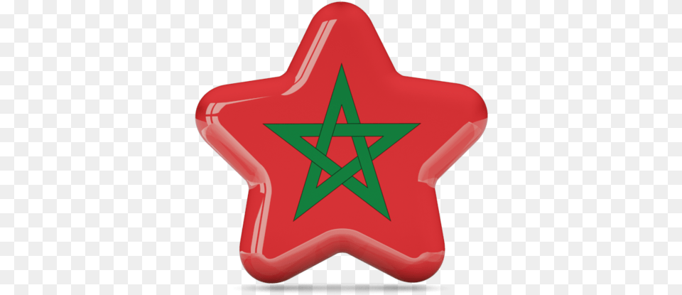 Star Icon Illustration Of Flag Morocco Language, Star Symbol, Symbol, First Aid Free Transparent Png