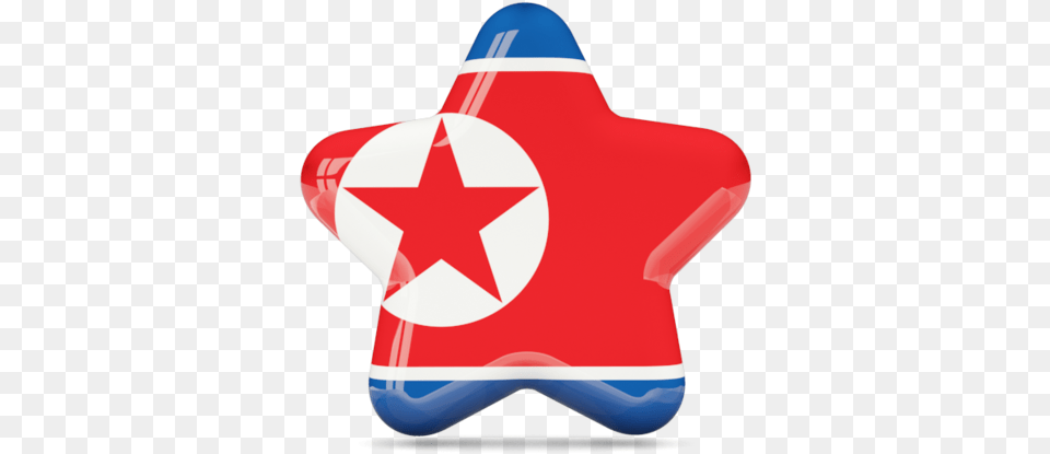 Star Icon Illustration Of Flag North Korea North Korea Flag Icon, Star Symbol, Symbol, First Aid Free Transparent Png