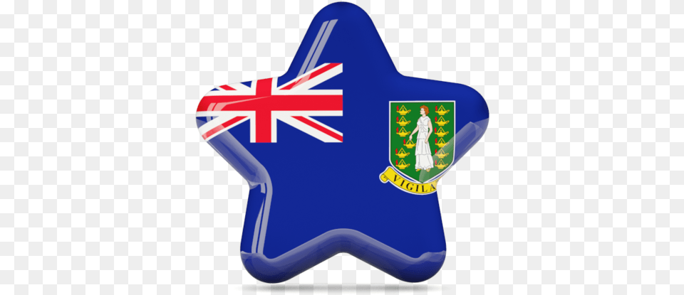 Star Icon Illustration Of Flag Virgin Islands British Virgin Islands Flag, Symbol, Badge, Logo, Star Symbol Free Png Download