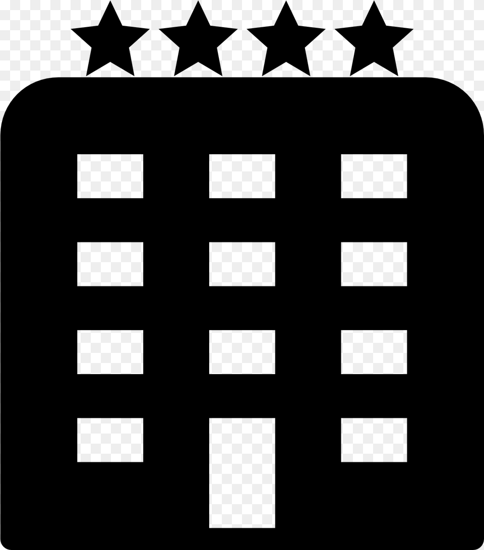 Star Icons 4 Star Hotel Icon, Gray Free Png