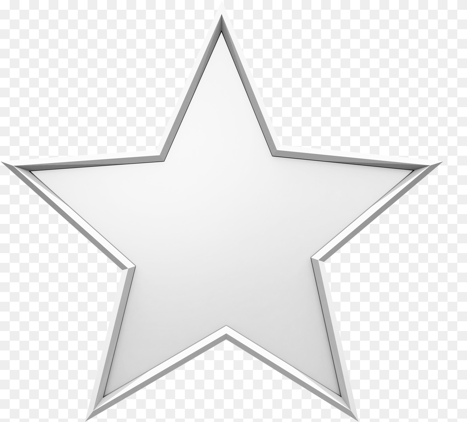 Star Image Clipart Stars Clip Art White Star Transparent Background, Star Symbol, Symbol, Cross Free Png Download
