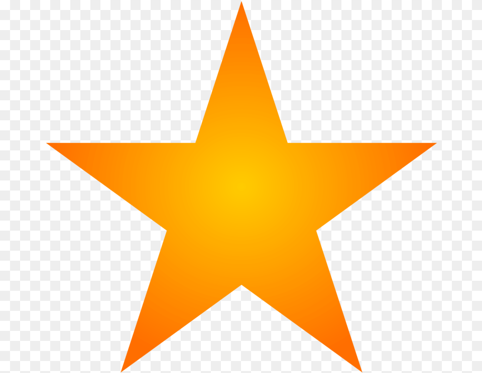 Star Transparent Background Orange Star, Star Symbol, Symbol Png Image