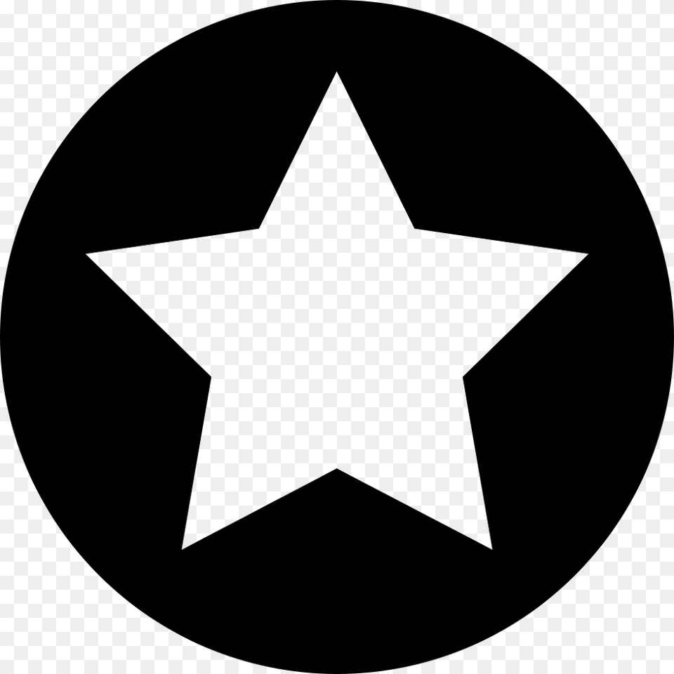 Star In Circle, Star Symbol, Symbol, Disk Png