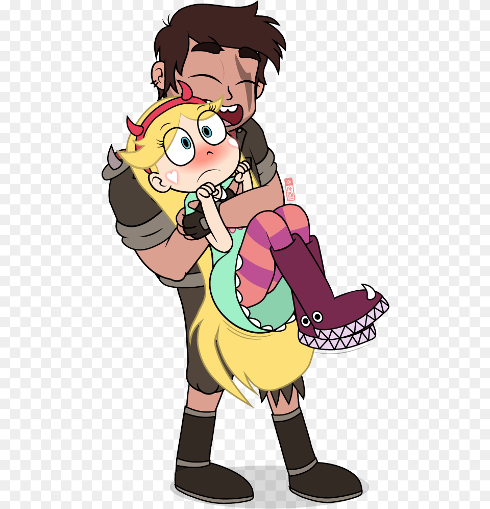 Star Is Powerless Against Being Bearhugged By This Cartoon, Baby, Person, Book, Comics Png