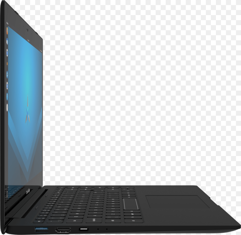 Star Labtop Mk Iii Linux Laptop Computer Open Left Side Angle Laptop, Electronics, Pc, Computer Hardware, Hardware Free Png Download