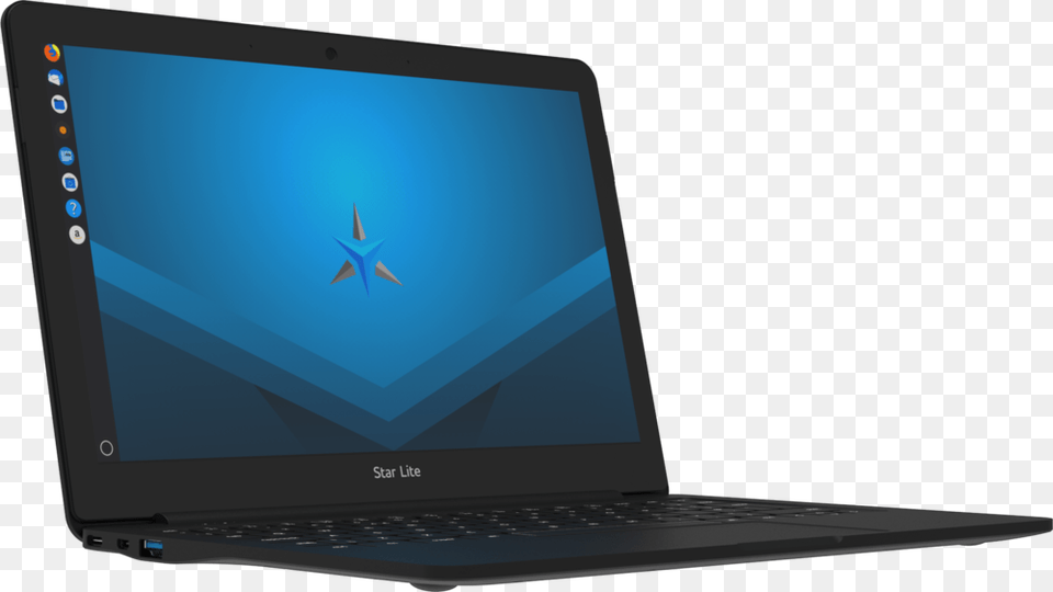 Star Lite Mk Ii Linux Laptop Computer Open Showing, Electronics, Pc Free Transparent Png