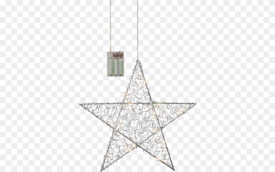 Star Loop Julstjrna Batteri, Chandelier, Lamp Free Png Download