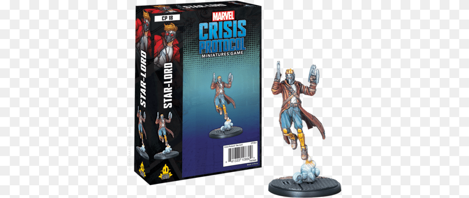 Star Lord Character Pack U2013 Incom Gaming Star Lord Marvel Crisis Protocol, Book, Comics, Publication, Person Free Png