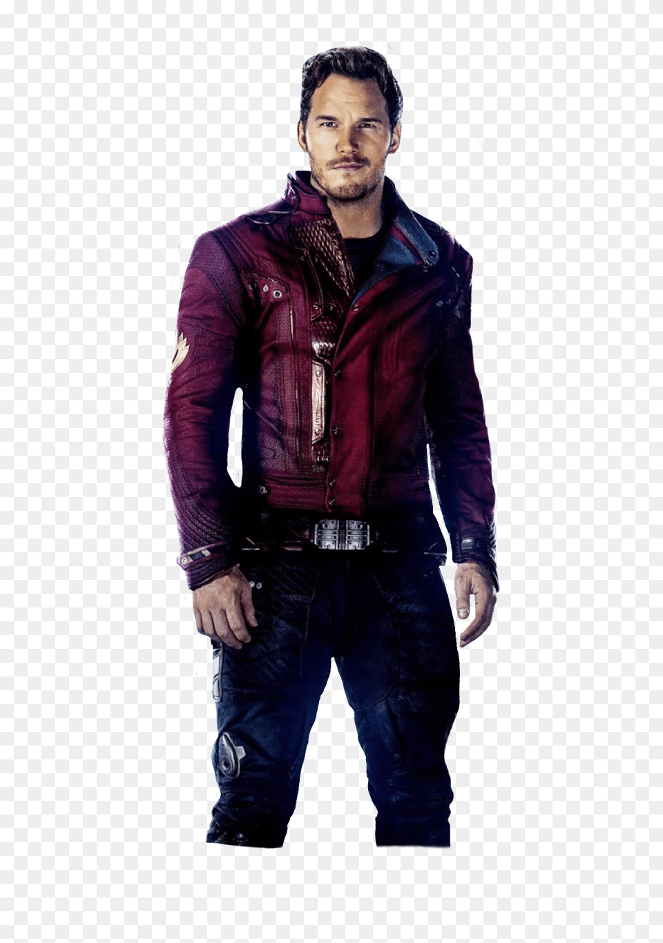 Star Lord Chris Pratt Star Lord Poster, Clothing, Coat, Jacket, Man Free Png Download