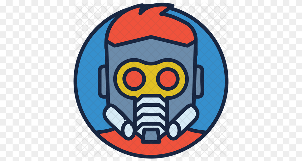 Star Lord Icon Icon, Sticker, Disk Png Image