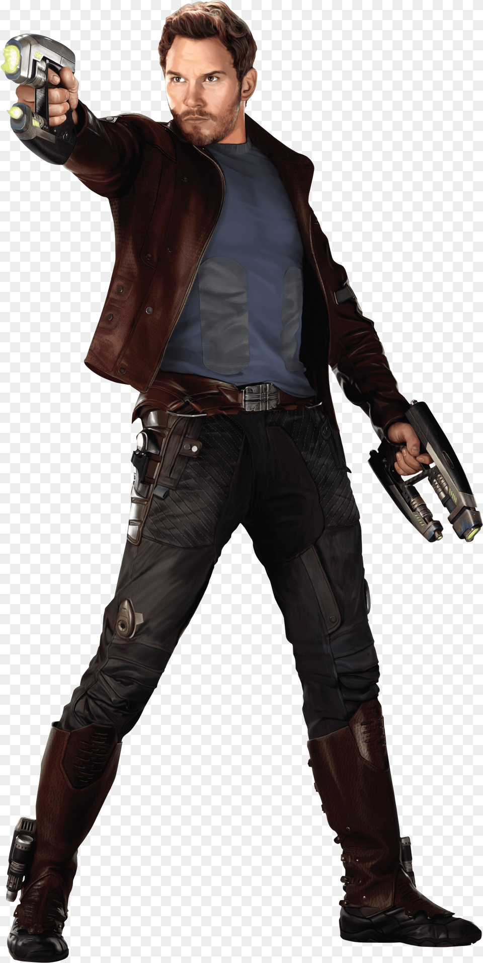 Star Lord Image Background Guardians Of The Galaxy Starlord, Weapon, Jacket, Handgun, Gun Free Transparent Png