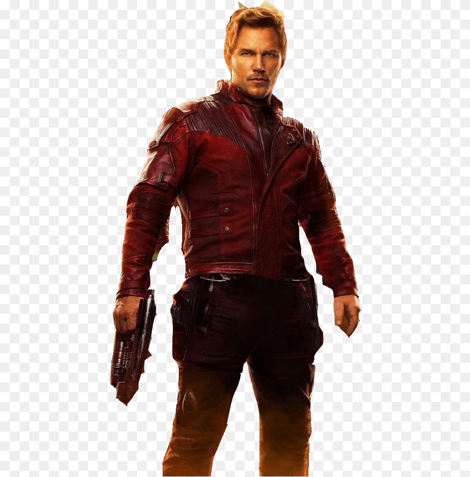 Star Lord Picture Star Lord Transparent Background, Jacket, Clothing, Coat, Person Free Png Download