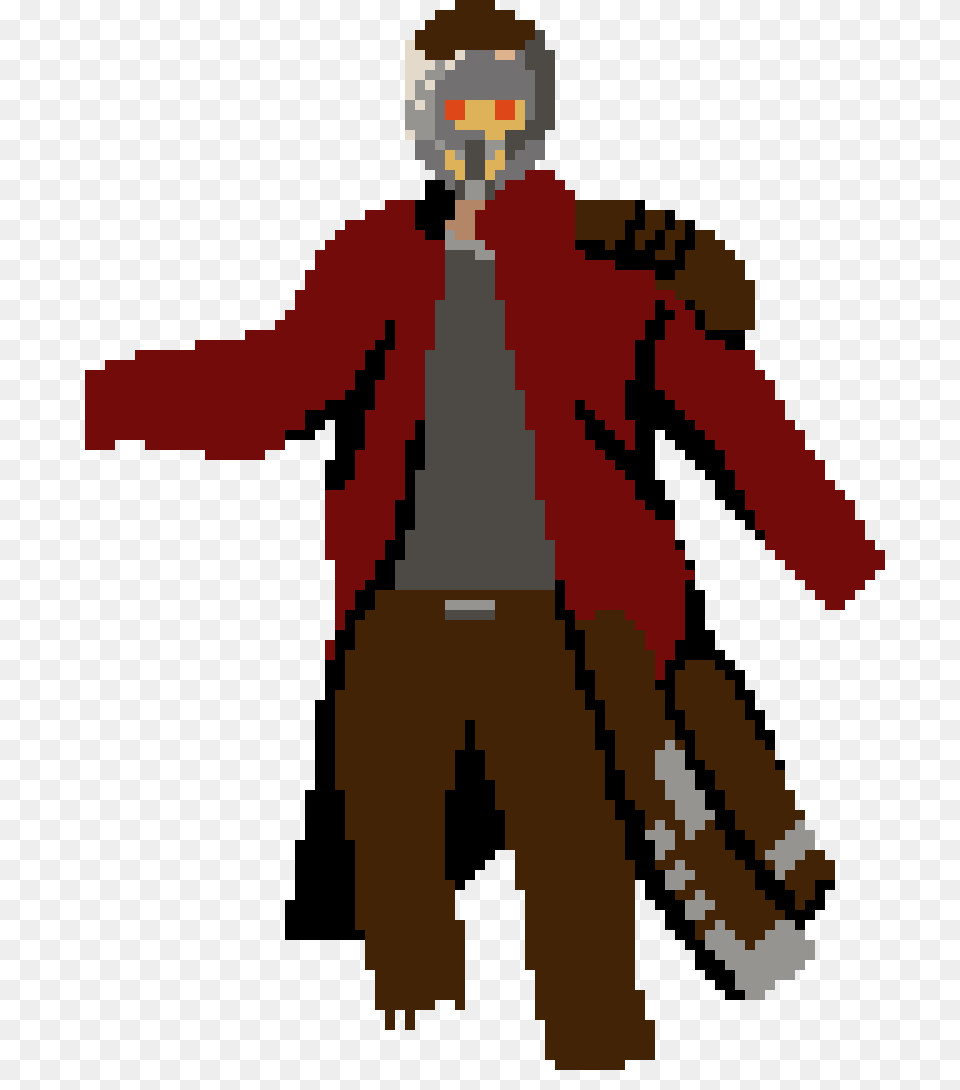 Star Lord Pixel Art Maker, Person, Performer Free Png Download