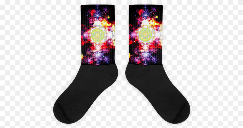 Star Lord Yantra Socks Live In Love Sock, Clothing, Hosiery Png Image