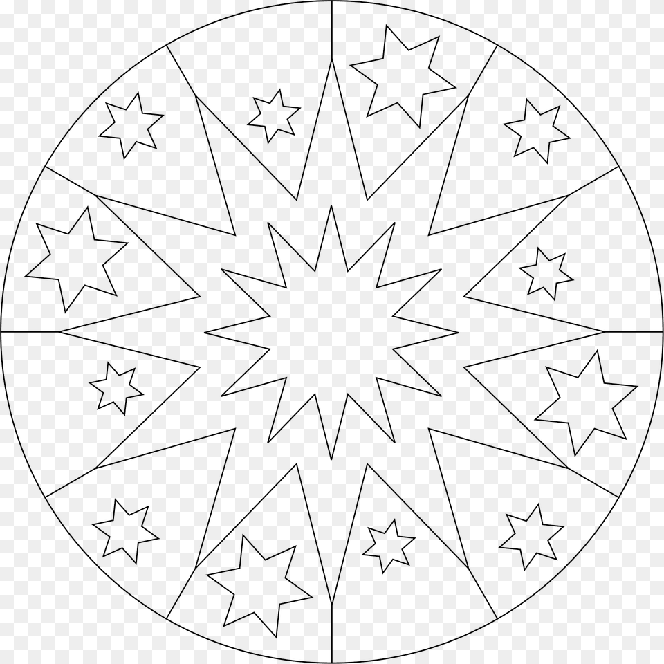 Star Mandala Clipart, Symbol Free Png Download