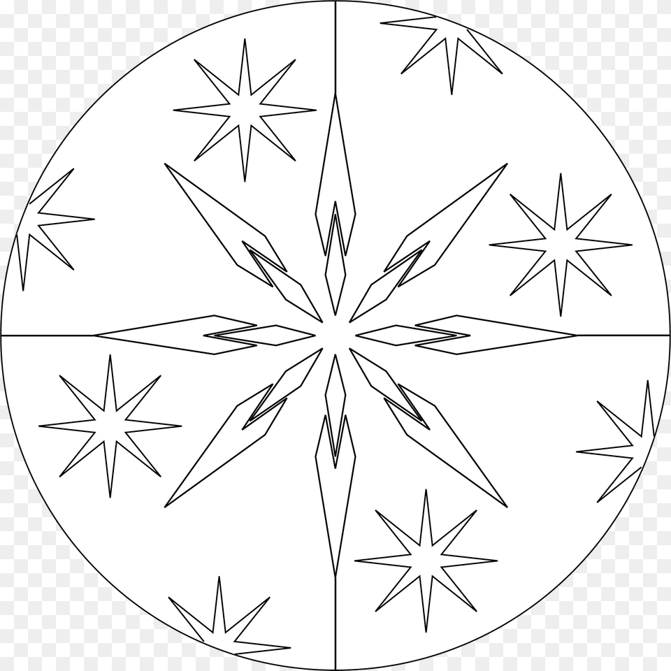 Star Mandala Clipart Free Transparent Png