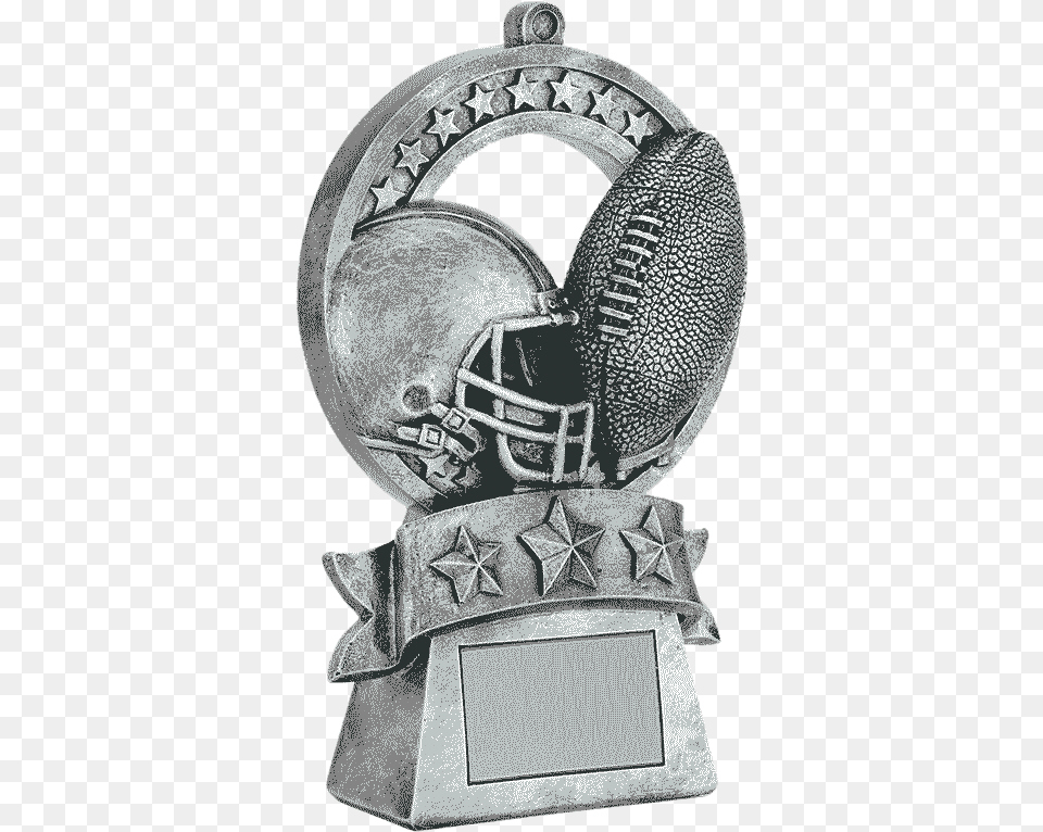 Star Medal Football Resin Trophy Trophy, Helmet, American Football, Person, Playing American Football Free Transparent Png