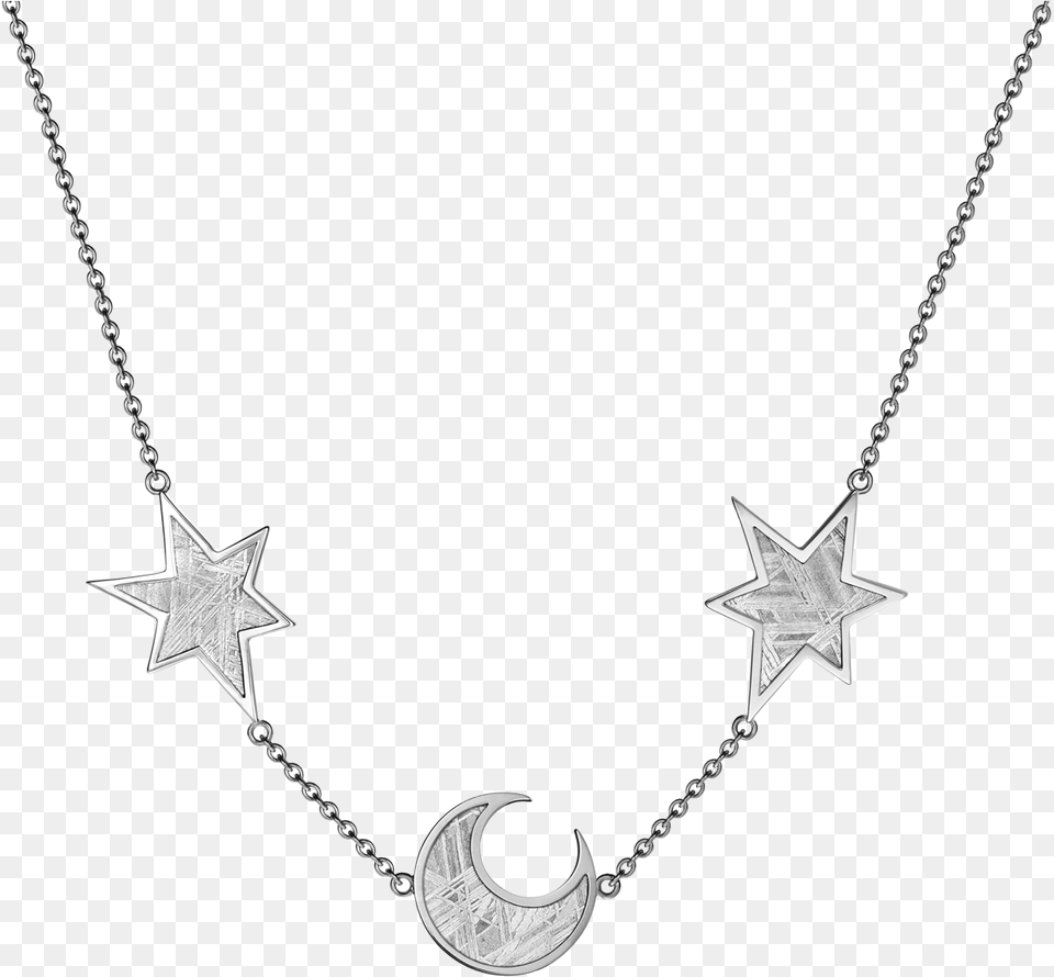 Star Moon Necklace, Accessories, Jewelry, Diamond, Gemstone Png Image