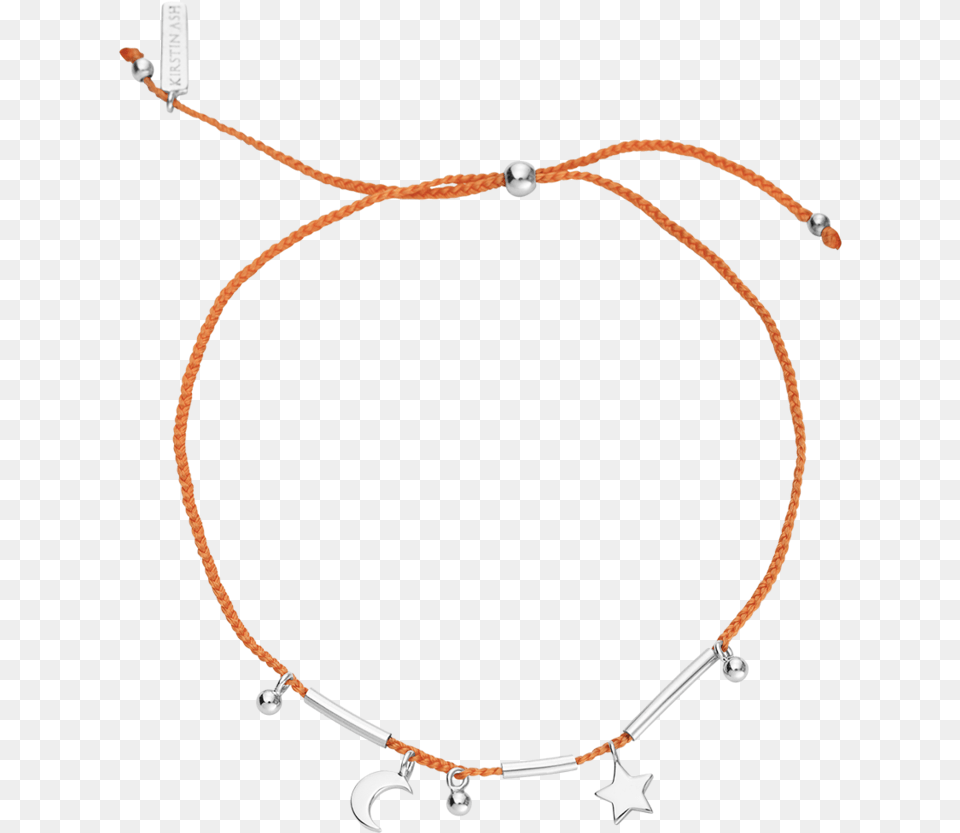 Star Moon Woven Bracelet Orange Star Moon Woven Bracelet Tan, Accessories, Jewelry, Necklace Free Png Download