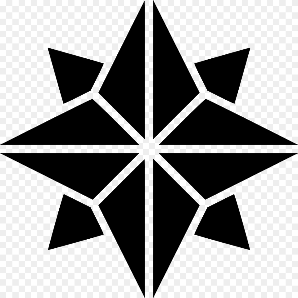 Star North Pole Polar Compass East Coast Realty, Star Symbol, Symbol, Cross Png