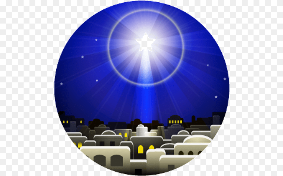 Star Of Bethlehem Background Picture Of O Little Town Of Bethlehem, Lighting, Disk, Nature, Night Free Png