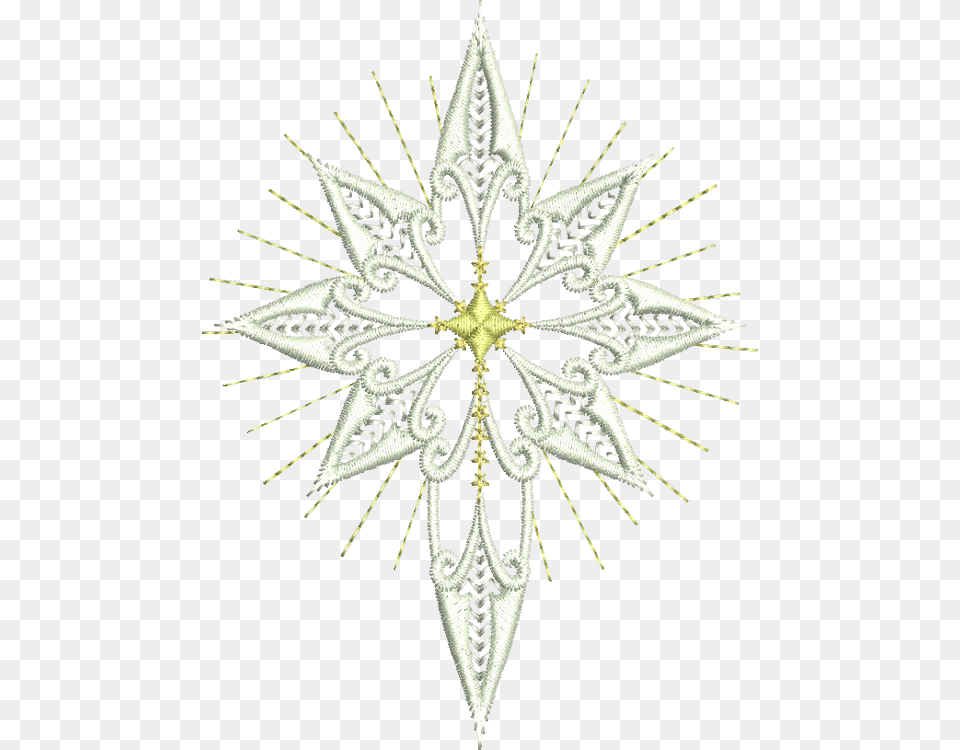Star Of Bethlehem Emblem, Plant, Accessories, Pattern, Symbol Free Png Download