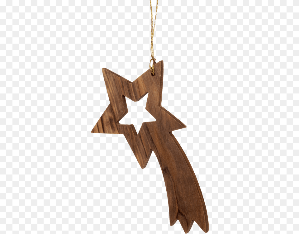 Star Of Bethlehem Olive Wood Cross, Accessories, Sword, Weapon, Star Symbol Free Png